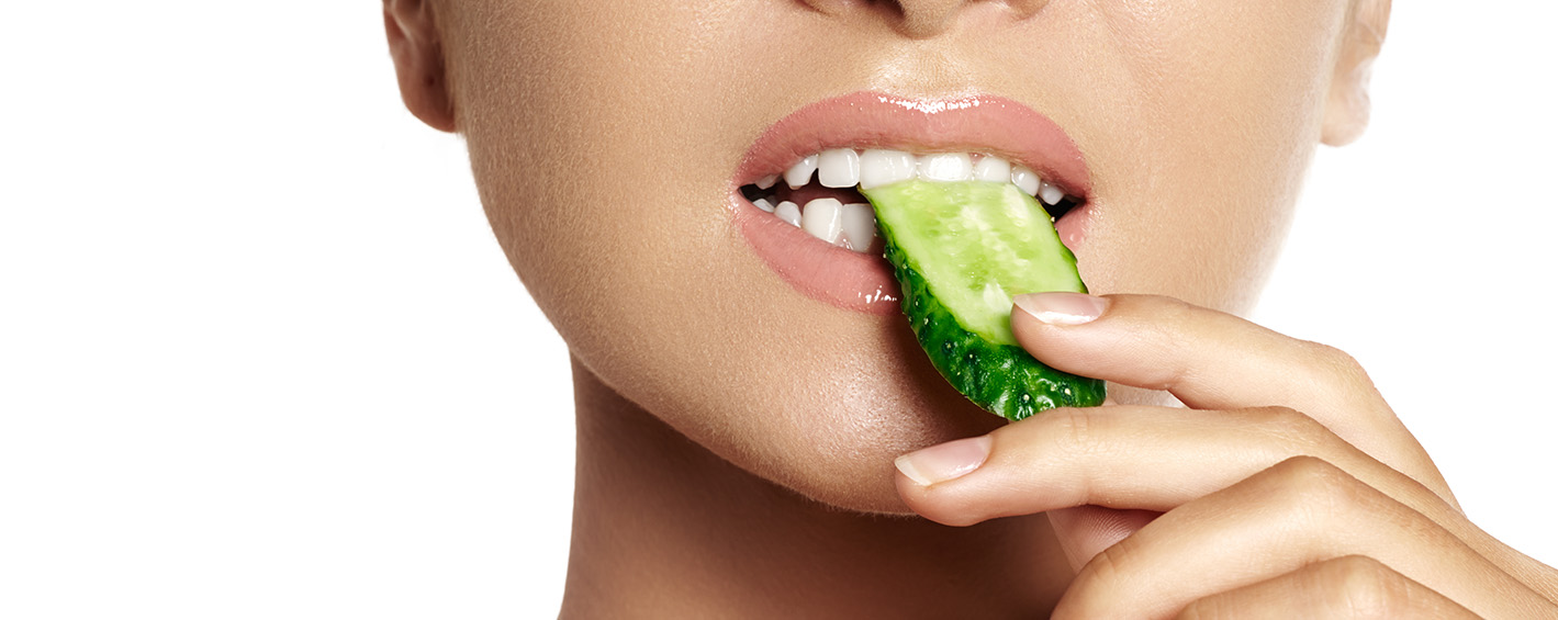 Eating cucumbers is healthy