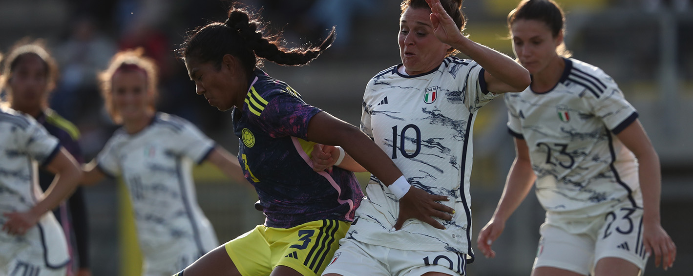 Combine through midfield