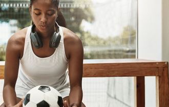 A working girl making a career in soccer