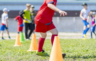 collecting cones warm up