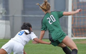 Players attacking goal scoring areas from out wide
