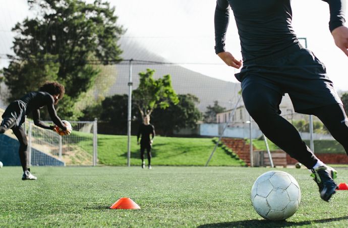 Agile dribbling to improve footwork