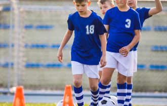 Players can practice beating defenders