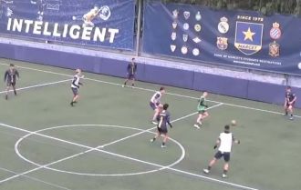 Players working in positional Rondos