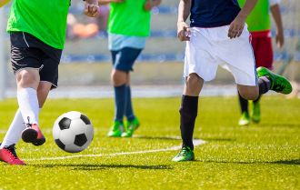 Playing a pass behind the opposition defence