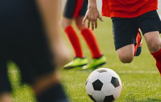 Players pass and move with the ball