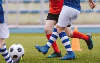 Playing a positioning game at training